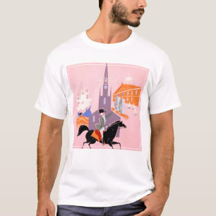 Resepost för Allegheny Airlines till Boston T Shirt