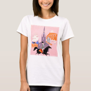 Resepost för Allegheny Airlines till Boston T Shirt