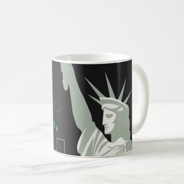 Resepost för flygning med Northwest Airlines Kaffemugg (Framsida höger)