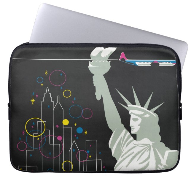 Resepost för flygning med Northwest Airlines Laptop Fodral (Framsidan)