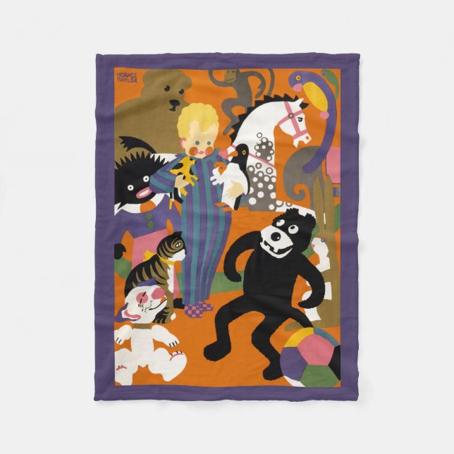 Resepost för Londons underjordiska Tunnelbanan Fleecefilt (Framsidan)