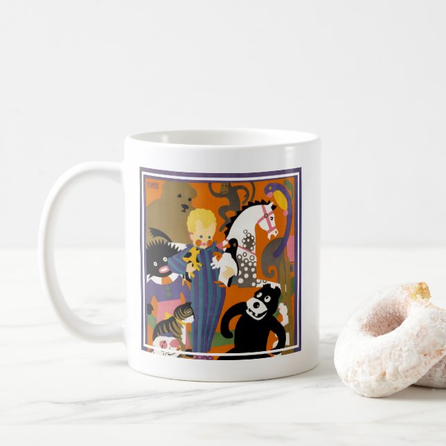 Resepost för Londons underjordiska Tunnelbanan Kaffemugg (Med munk)