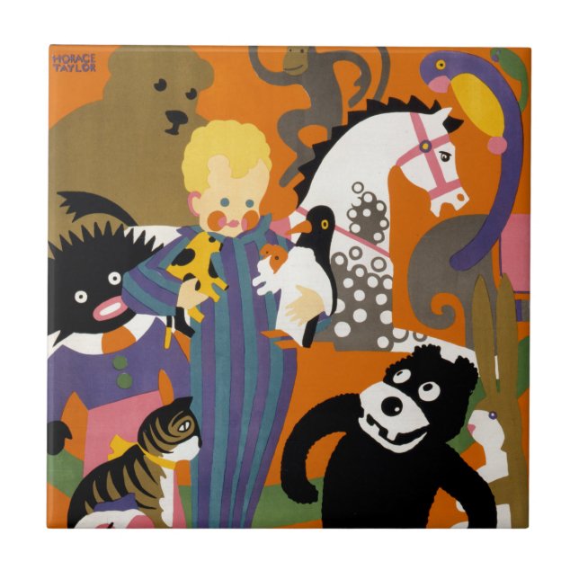 Resepost för Londons underjordiska Tunnelbanan Kakelplatta (Framsidan)