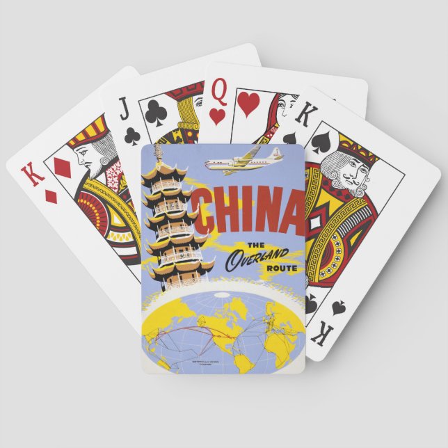 Resepost för nordvästra Orient Airlines Casinokort (Baksidan)