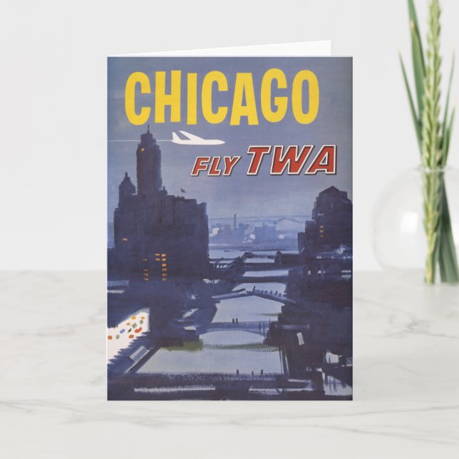 Resepost för Trans World Airlines-flygningar Kort (Framsida)