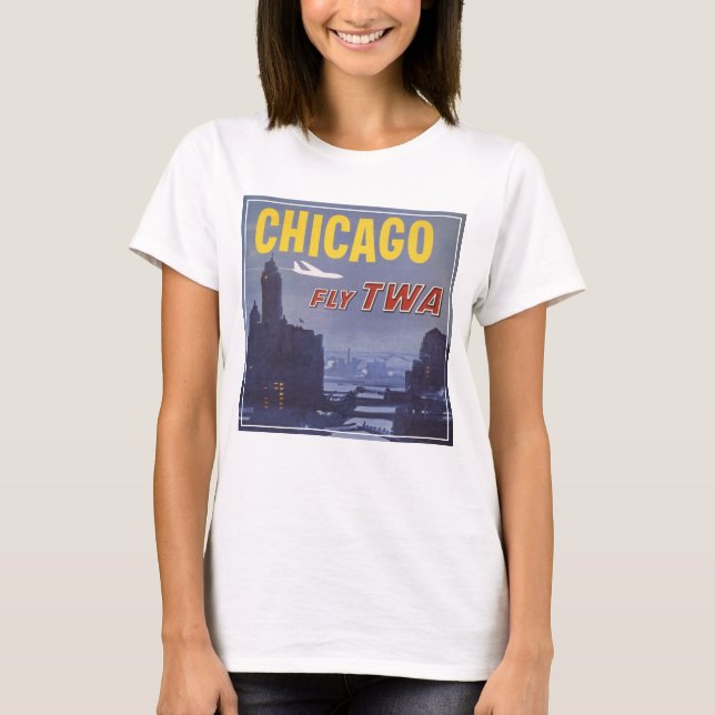 Resepost för Trans World Airlines-flygningar T Shirt (Framsida)