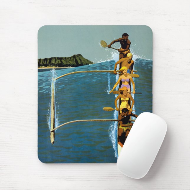 Resepost för United Luft Linjer till Hawaii Musmatta (Med mus)