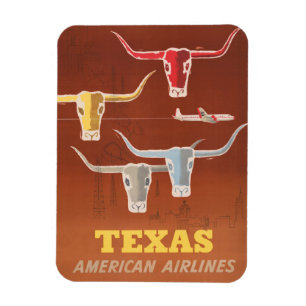 Reseposter för amerikanska flygbolag till Texas Magnet