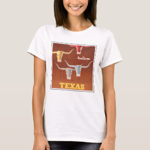 Reseposter för amerikanska flygbolag till Texas T Shirt