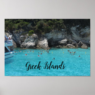 Reseposter för de grekiska öarna poster