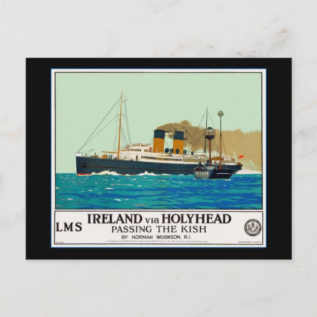 Reseposter för Irland via Holyheand Vykort (Framsida)