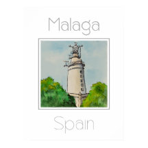 Reseposter för Malaga Spanien