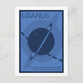 Resepostkort för rymden - Uranus Vykort
