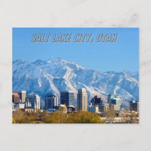 Resepostkort för Salt Sjö City Utah Souvenir Vykort