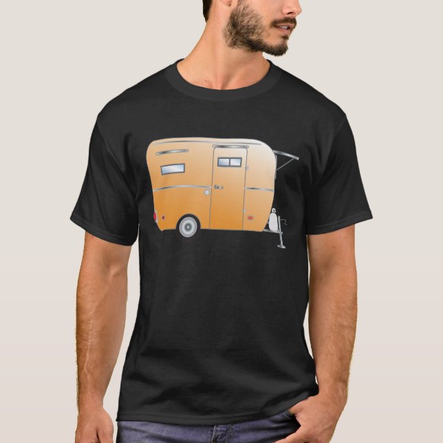 "Reser Creamsicle" Boleren släpet T-shirt (Framsida)