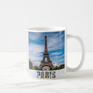 Reser den franska staden för Paris Eiffel Kaffemugg