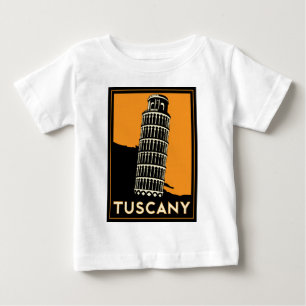 Reser den retro art déco för den Tuscany italien Tee