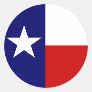 Reser den statliga Lone stjärnan för den Texas Runt Klistermärke