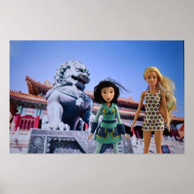 Reser runt världen. Kina. Poster (Framsidan)
