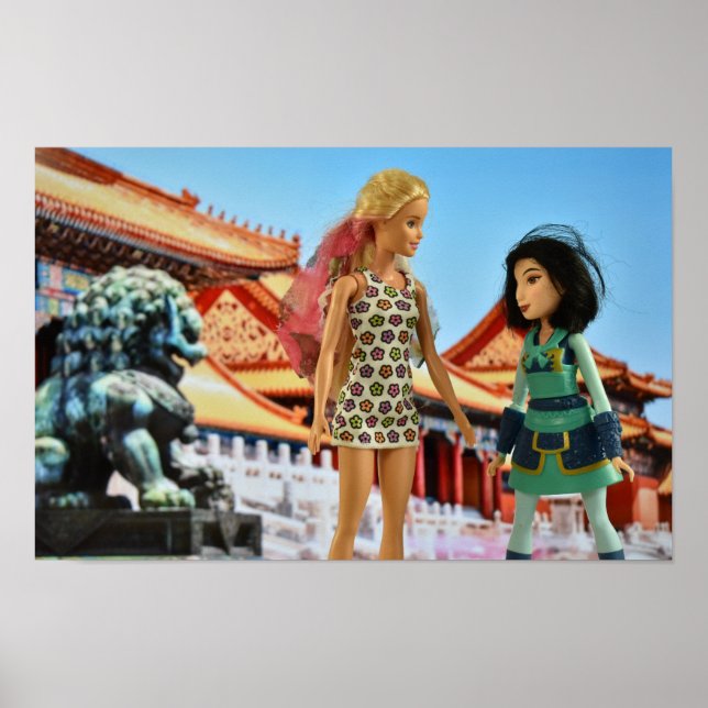 Reser runt världen. Kina Poster (Framsidan)