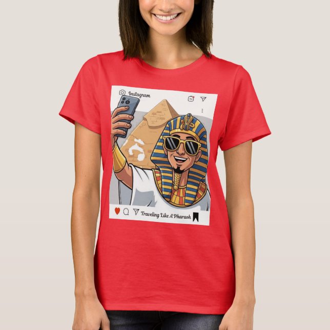 Reser som en farao t shirt (Framsida)