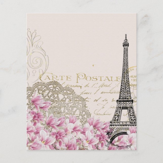 reser till Paris scrapbookpapper (Framsida)