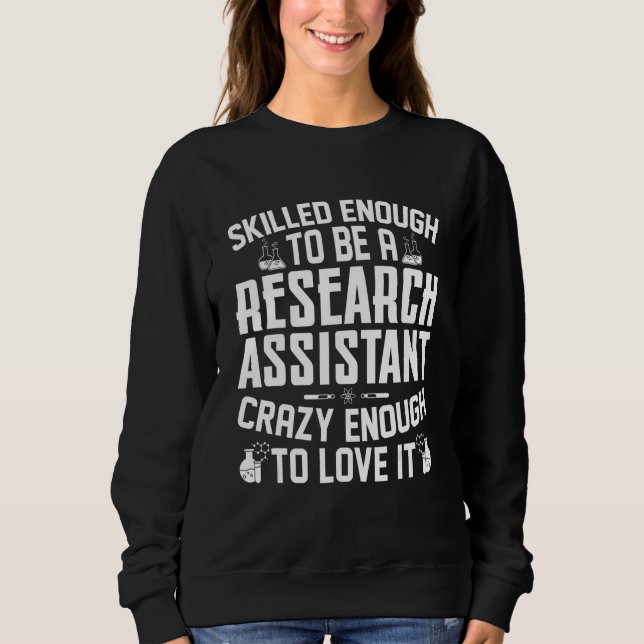 Reserach Assistant Laboratory Mediclab tech wee T Shirt (Framsida)