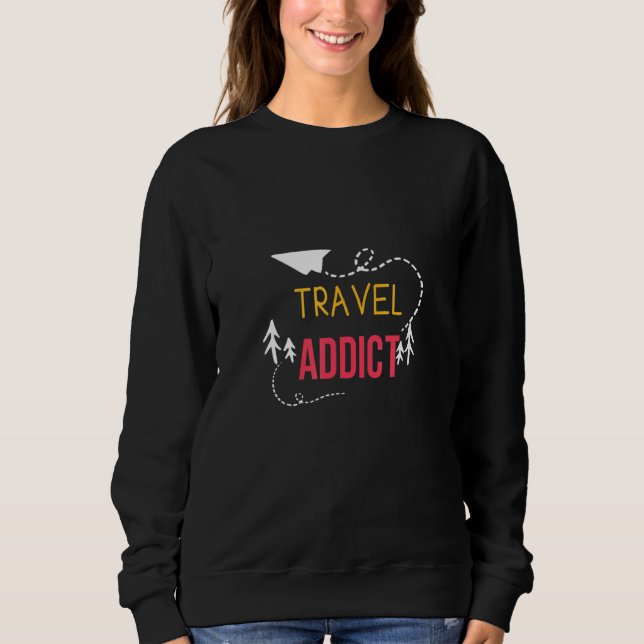 Reseredict Travel i Kärlek Travel T Shirt (Framsida)