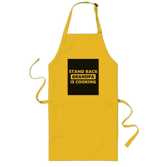 Reserv morfar kokar långt förkläde (Framsidan)
