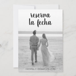 Reserva La Fecha Black Script Photo Spain Spara Datumet