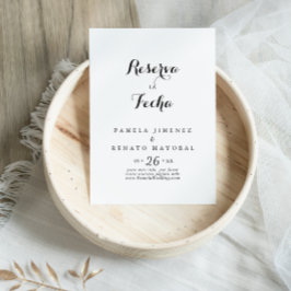 Reserva la Fecha Spara Datumet