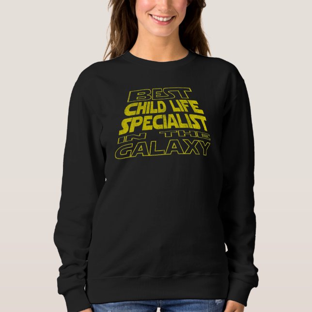 Reservdesign för Child Life Specialist Space Backs T Shirt (Framsida)