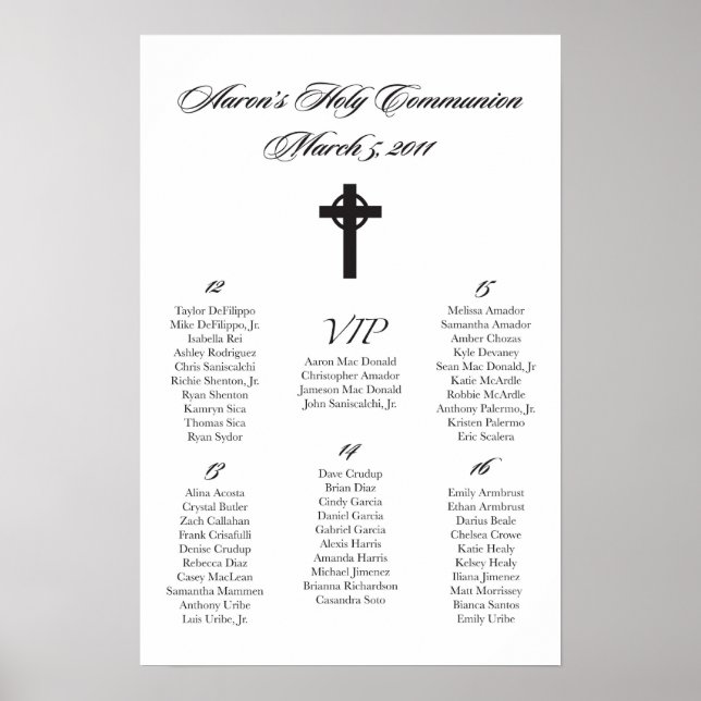 ***RESERVED** för Aaron Heliga Communion Poster (Framsidan)
