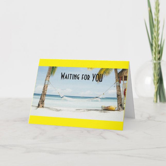 **RESERVERA DEN HAMMOCK** HJÄLP DU ÄR RETISERAD KORT (Framsida)