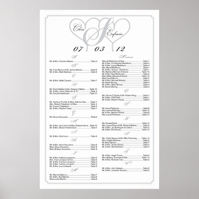 ***RESERVERAD*** för Eufrasia+Chris Poster (Framsidan)