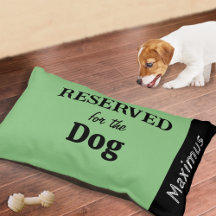 Reserverad för hunden Elegant minimalistisk sagggr