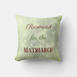 Reserverad för Matriarch Mor Kudde