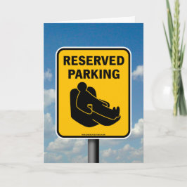 Reserverad parkning kort
