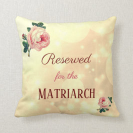 Reserverad Rosor matris Mor Kudde