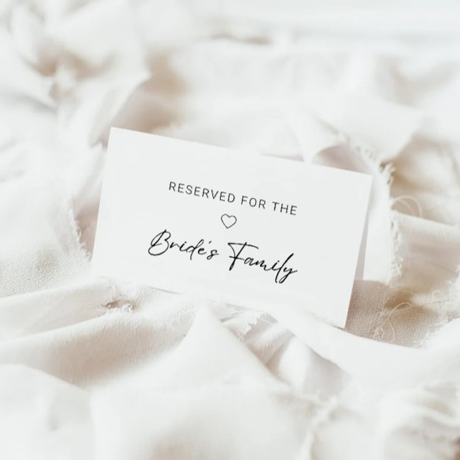 Reserverad skylt, modern reserverad skylt tilläggskort (Reserved Sign, Modern Reserved Sign Enclosure Card)