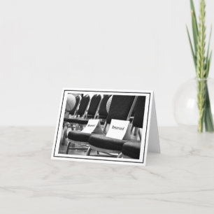 Reserverade sittplatser tack kort