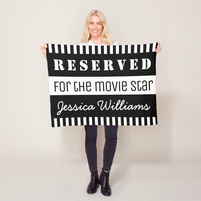 Reserverat för det filmstjärna personifierade fleecefilt (På plats)
