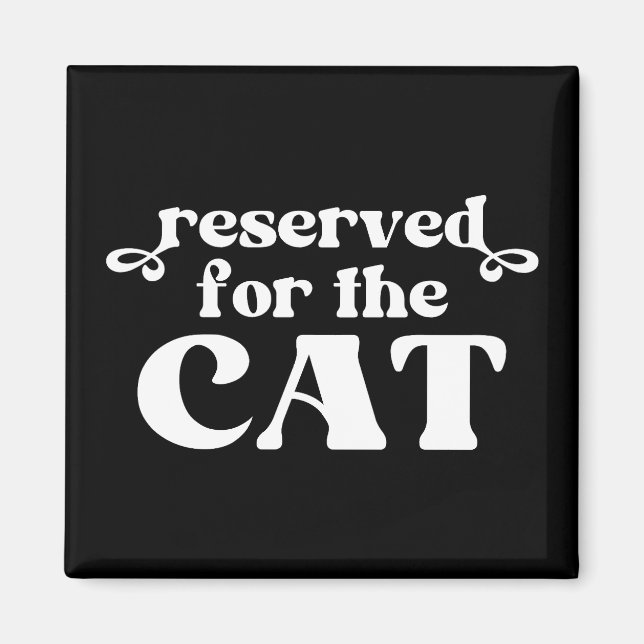 Reserverat för katt magnet (Framsidan)