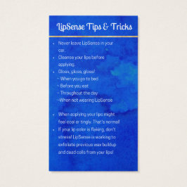 Reserverat för RaniaLipSense-program och tips-kort Visitkort