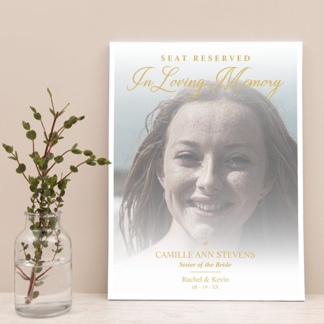 Reserverat säte för reserverat säte i Guld Bröllop Poster (Skapare uppladdad)