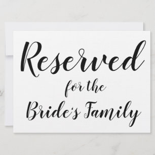 Reserverat tecken - Brides Family