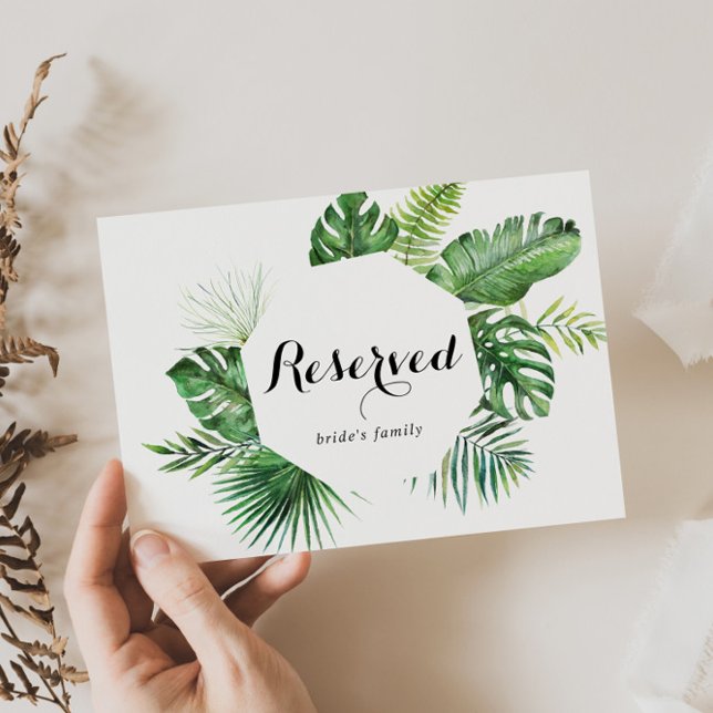 Reserverat tecken för Geometric Destinationsbröllo (Skapare uppladdad)