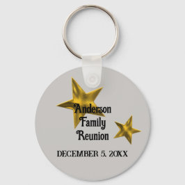 Reserveringsdatum för Guld Star för familjeåterför Nyckelring