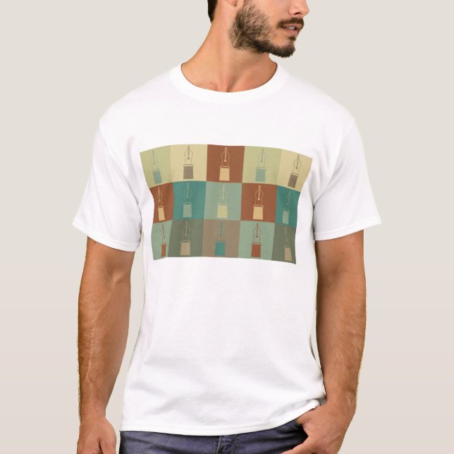 Reservoarpennapopkonst Tee Shirt (Framsida)