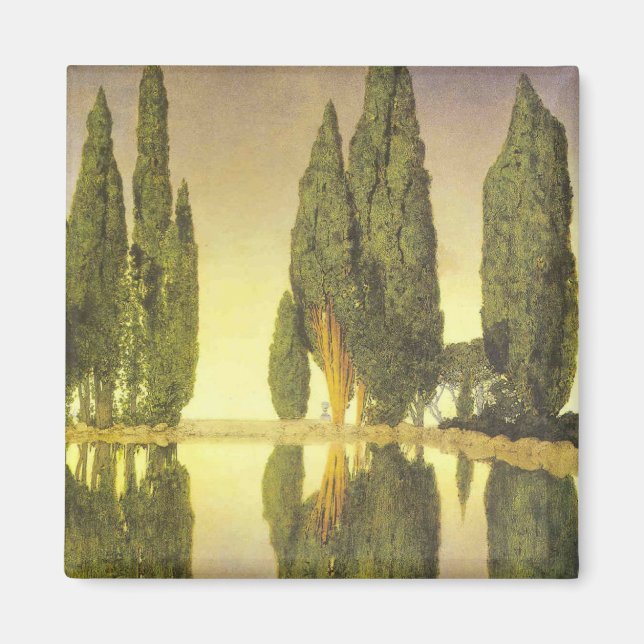"Reservoir..", av Maxfield Parrish Magnet (Framsidan)